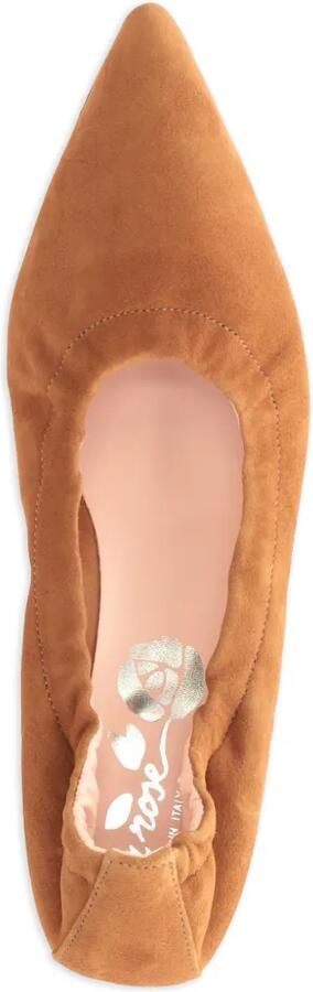La-Rose Elastische pumps met puntige neus Oranje - Foto 4