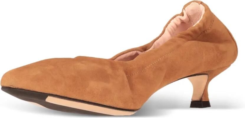 La-Rose Elastische pumps met puntige neus Oranje - Foto 3