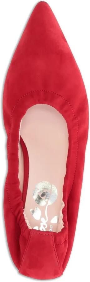 La-Rose Elastische pumps met puntige neus Rood - Foto 3