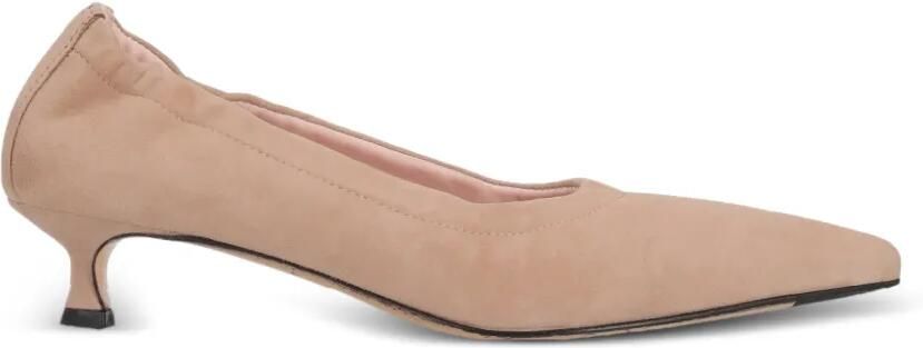 La-Rose Elastische pumps met puntige neus Roze