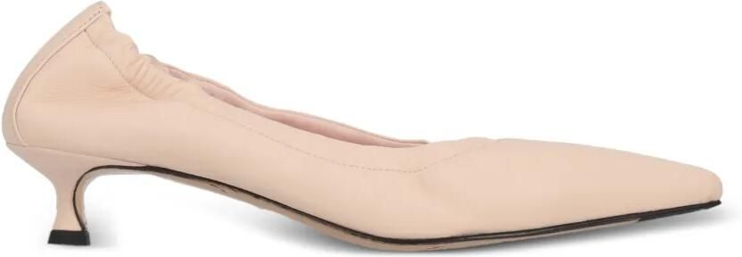 La-Rose Elastische pumps met puntige neus Roze