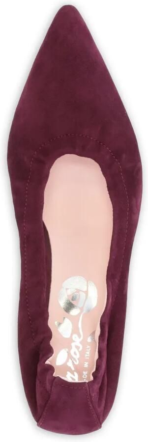 La-Rose Elastische suède pumps Bruin - Foto 3