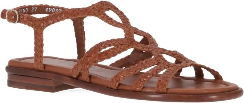 La-Rose Geweven sandalen Bruin - Foto 4