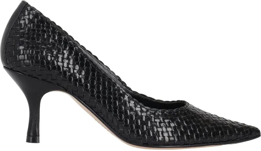 La-Rose Moritz geweven pumps Zwart