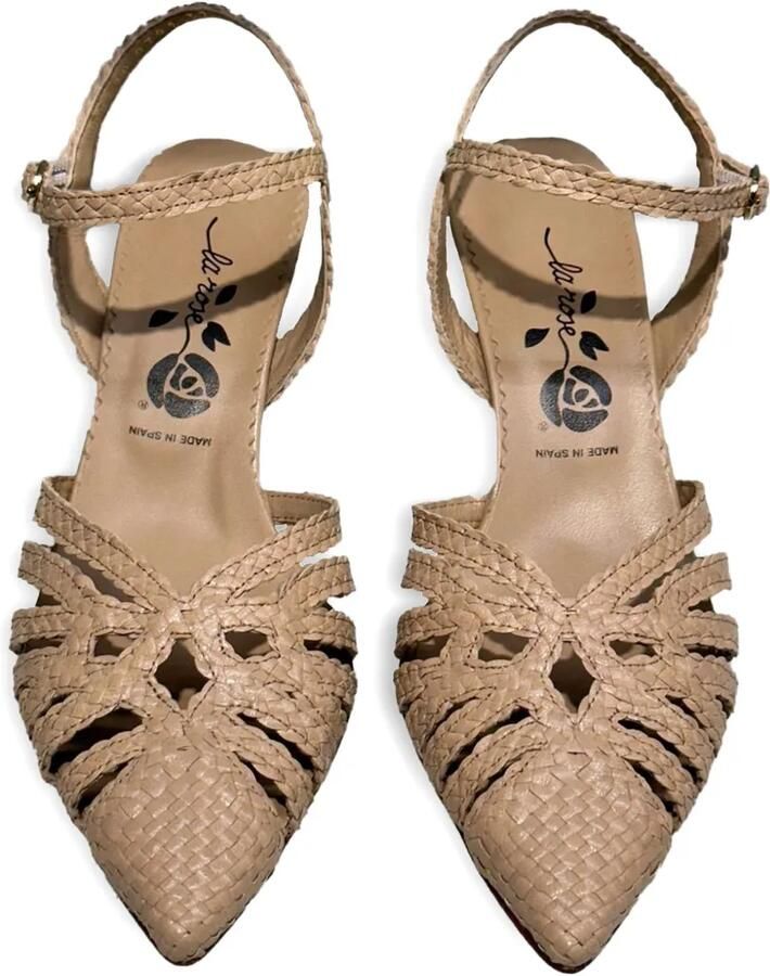 La-Rose Moritz leren sandalen Beige - Foto 2