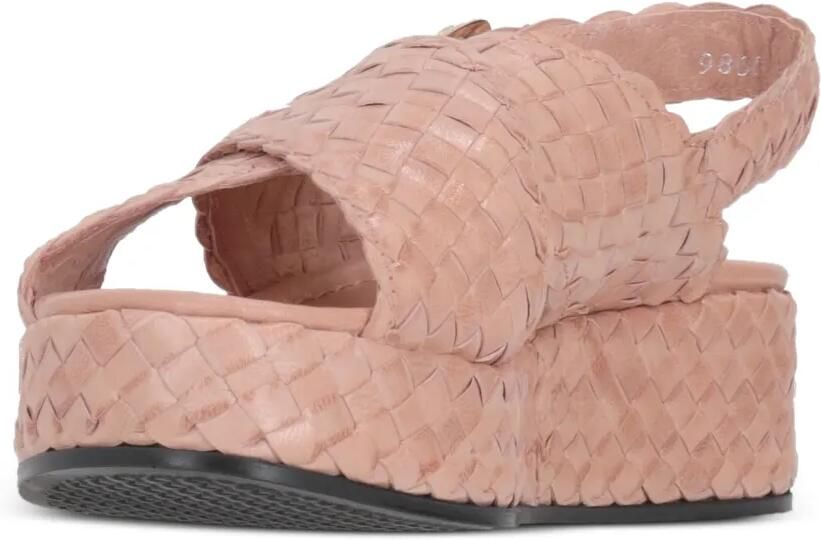 La-Rose Sandalen met gekruiste bandjes Roze - Foto 3