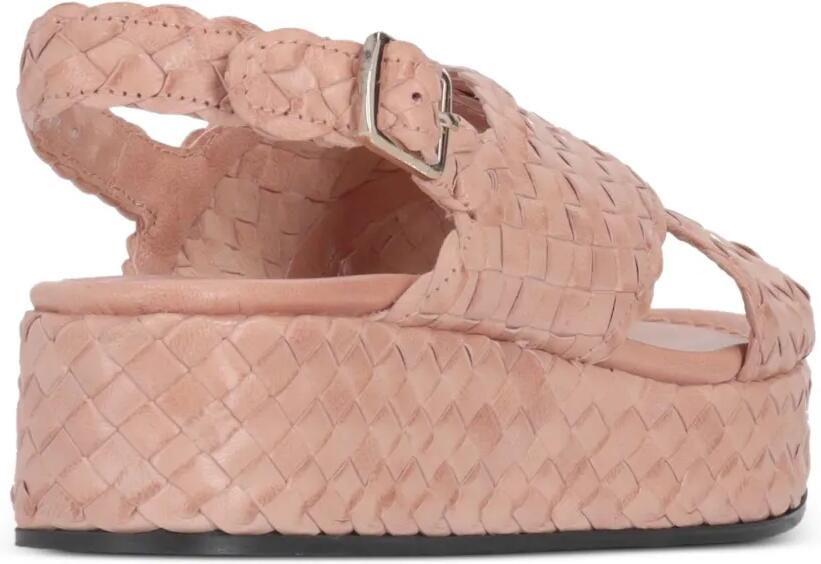La-Rose Sandalen met gekruiste bandjes Roze - Foto 2
