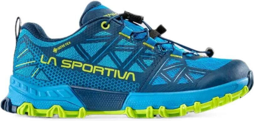 LA SPORTIVA KIDS BUSHIDO II JR GTX sneakers met logoprint Blauw