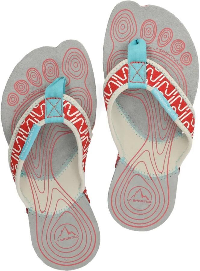 La Sportiva Teenslippers met grafische print Wit - Foto 2