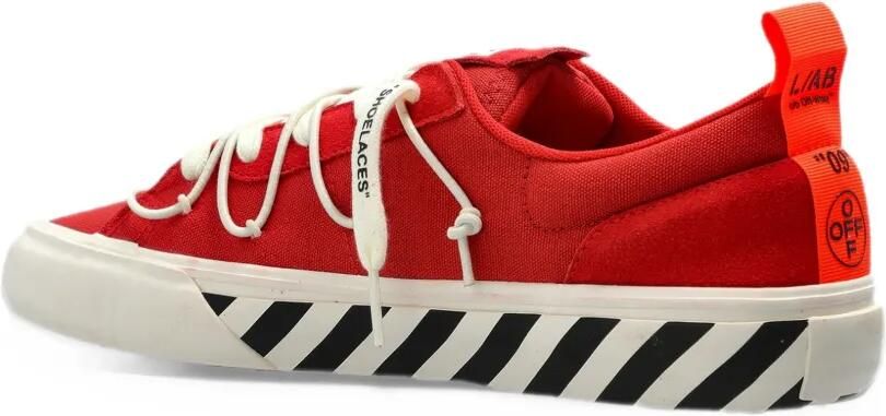 L ab c o Off-White L AB Tape low-top sneakers Rood - Foto 4