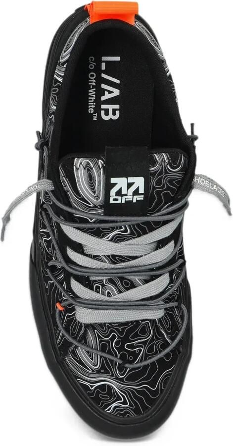 L ab c o Off-White L AB Tape sneakers Zwart - Foto 3