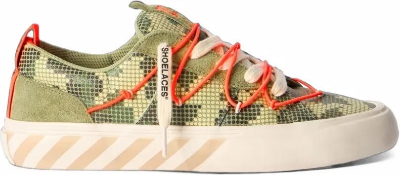 L ab c o Off-White Tape Vulcanized sneakers Groen
