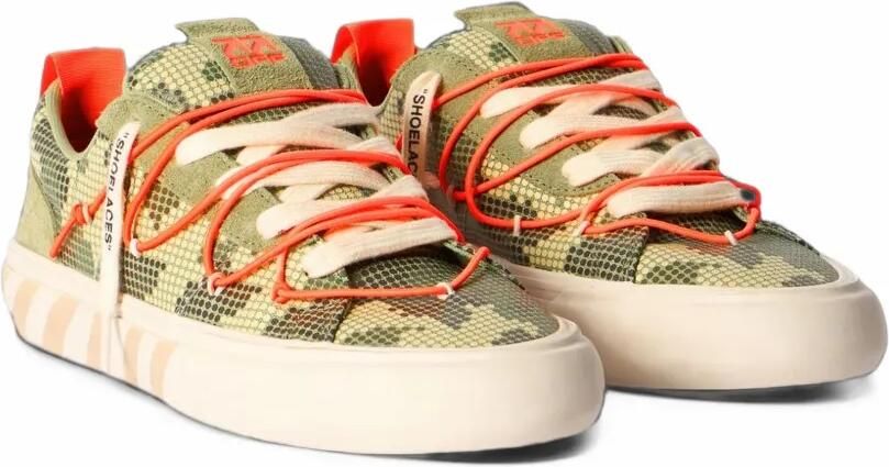 L ab c o Off-White Tape Vulcanized sneakers Groen - Foto 4