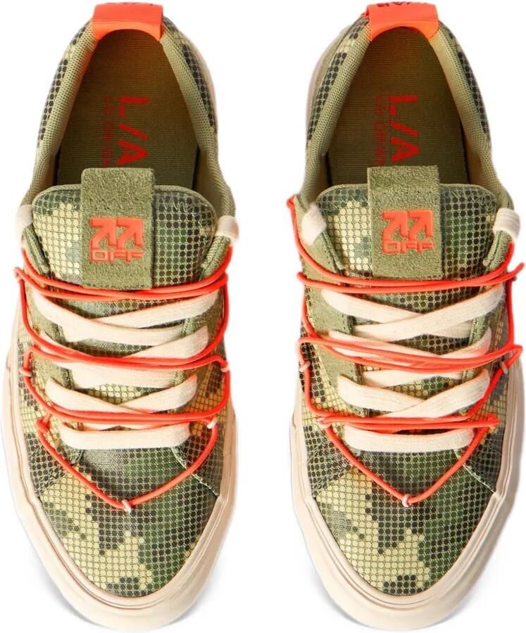 L ab c o Off-White Tape Vulcanized sneakers Groen - Foto 2