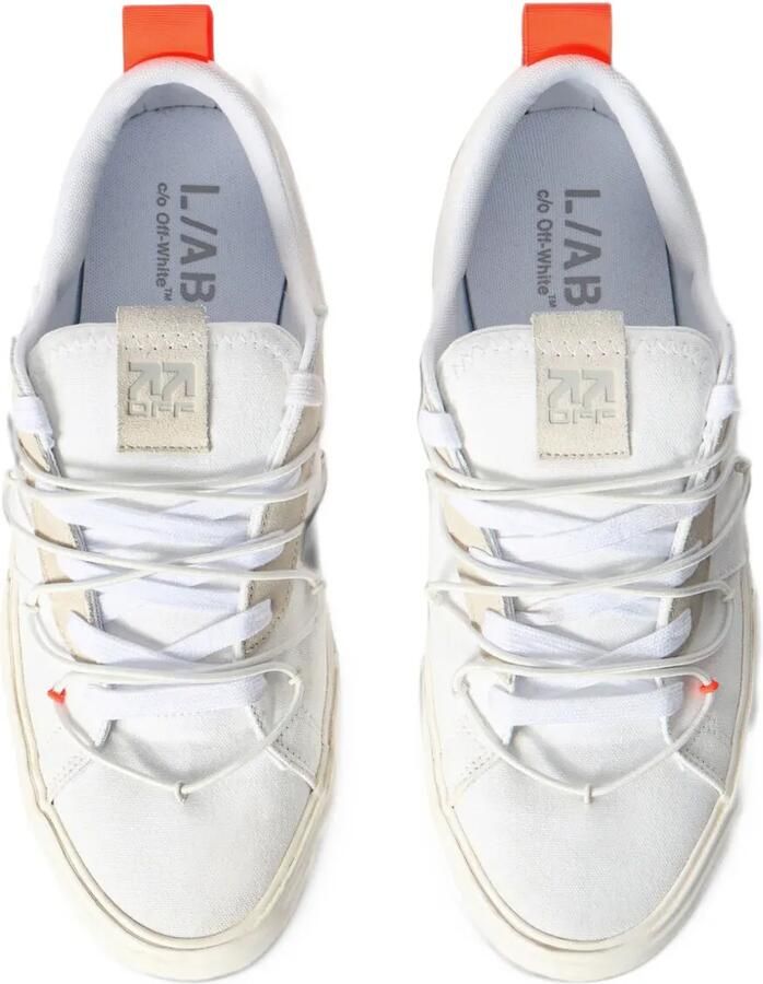 L ab c o Off-White Tape Vulcanized sneakers Wit - Foto 2