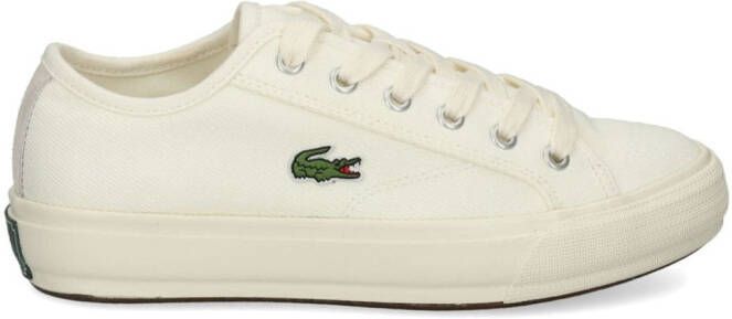 Lacoste Backcourt canvas sneakers Wit