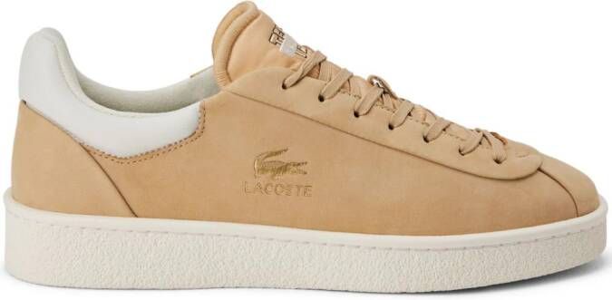 Lacoste Baseshot leren sneakers Beige