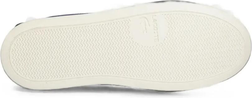 Lacoste Aubrey slippers met afwerking van imitatiebont Blauw - Foto 3