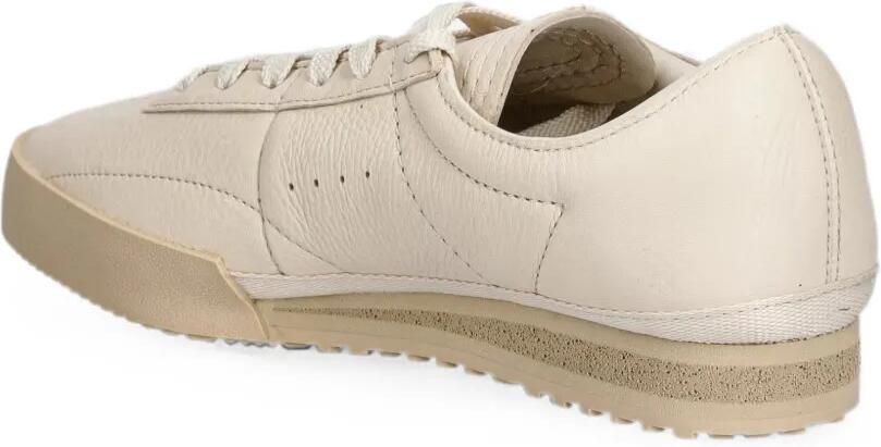Lacoste Aura leren sneakers met logo-plakkaat Beige - Foto 3
