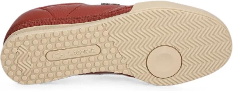 Lacoste Aura leren sneakers Oranje - Foto 5