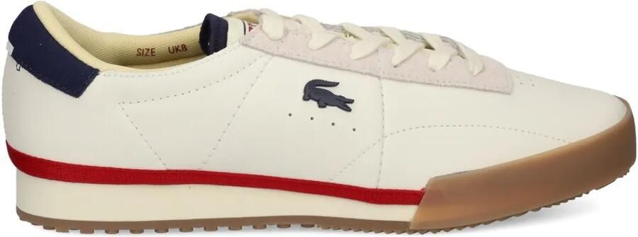 Lacoste Aura leren sneakers Wit
