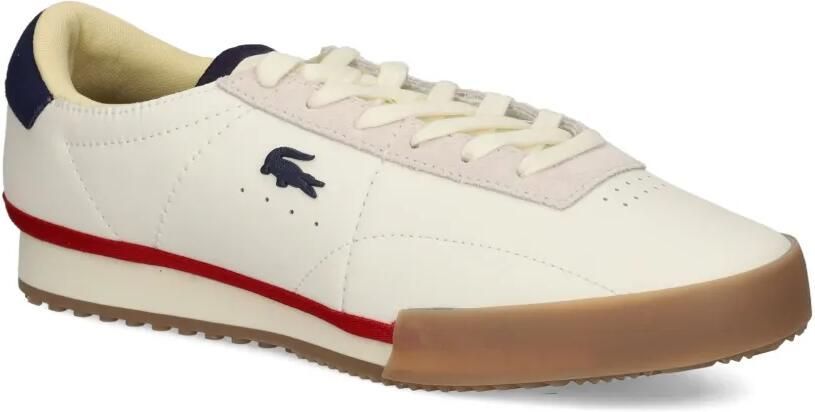 Lacoste Aura leren sneakers Wit - Foto 3