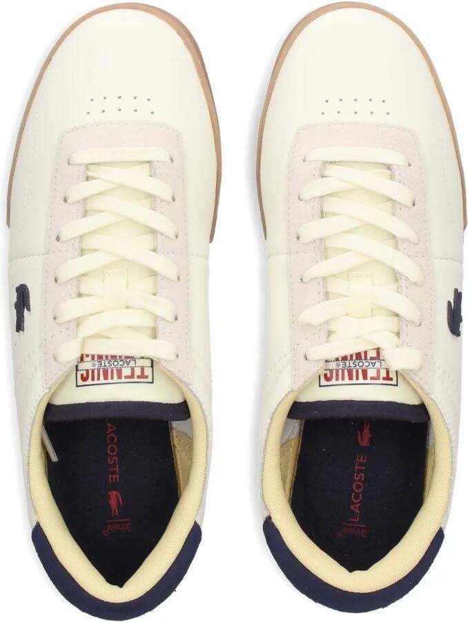 Lacoste Aura leren sneakers Wit - Foto 2