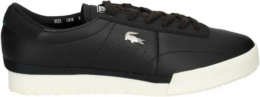Lacoste Aura leren sneakers Zwart