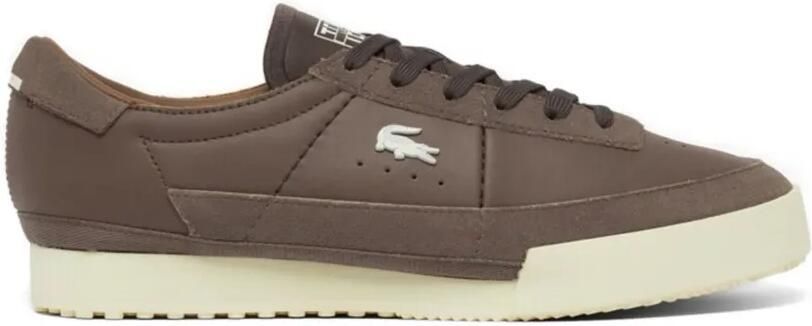 Lacoste Aura low-top sneakers met logo Bruin