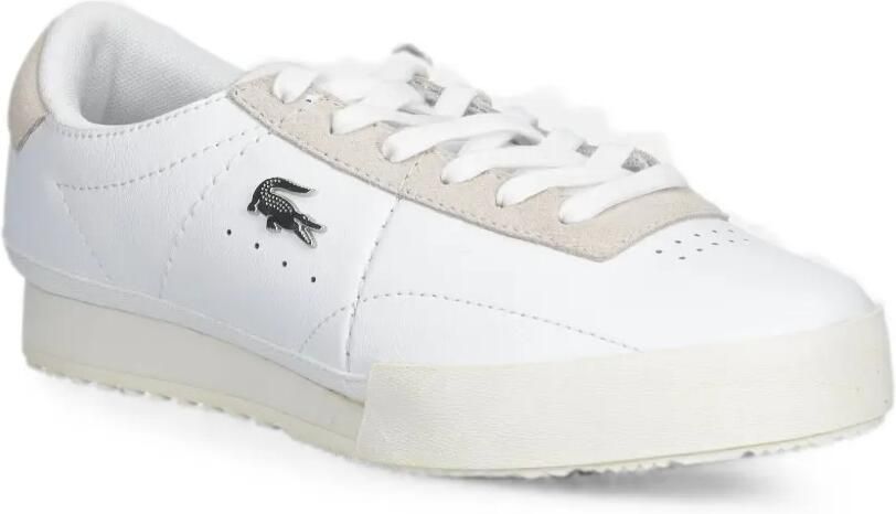 Lacoste Aura sneakers met suède afwerking en logoplakkaat Wit - Foto 2
