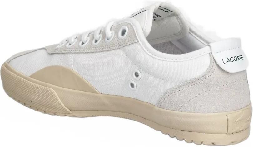 Lacoste Backslam logo-patch sneakers Wit - Foto 2