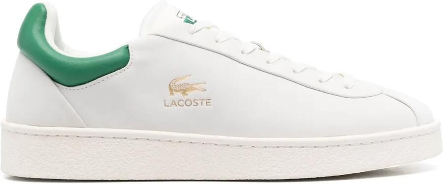 Lacoste Baseshot leren sneakers Wit