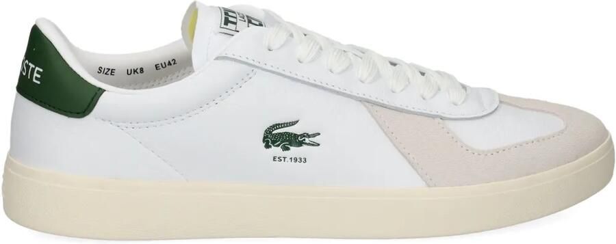 Lacoste Baseshot Pro leren sneakers Wit