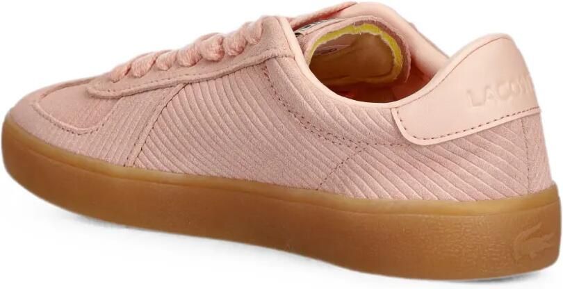 Lacoste Baseshot Pro sneakers met geribbelde textuur en logo-patch Roze - Foto 3
