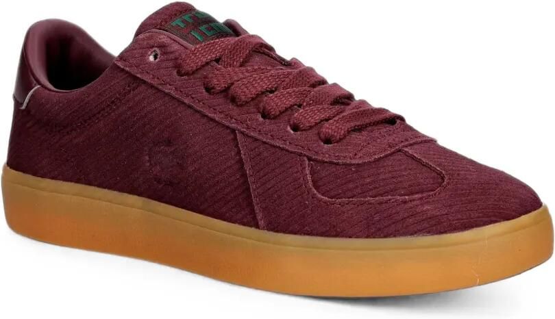 Lacoste Baseshot Pro sneakers met ribfluwelen effect Rood - Foto 3