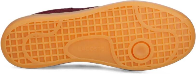 Lacoste Baseshot Pro sneakers met ribfluwelen effect Rood - Foto 5