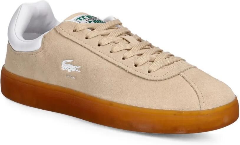 Lacoste Baseshot sneakers met gomzool en logo-patch Beige - Foto 2