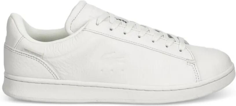 Lacoste Carnaby Shield sneakers met logo-reliëf Wit