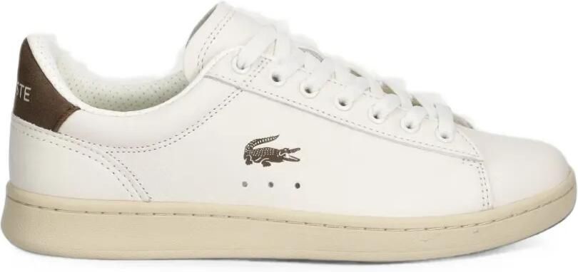 Lacoste Carnaby sneakers met logo-patch Wit