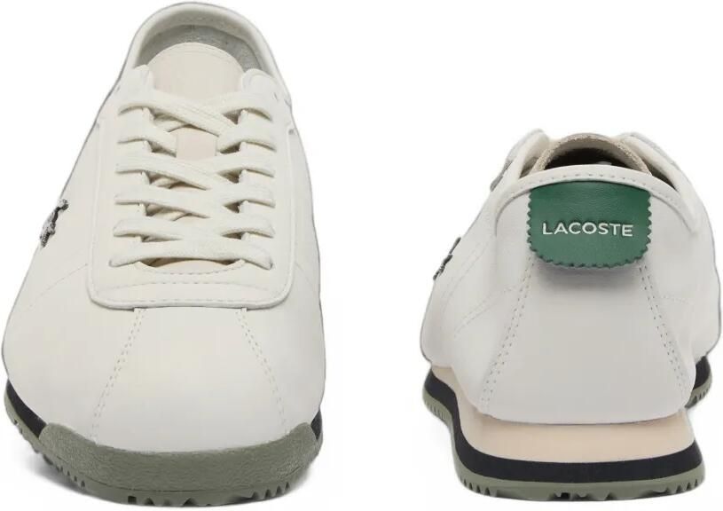 Lacoste Club-Low leather sneakers Beige - Foto 3