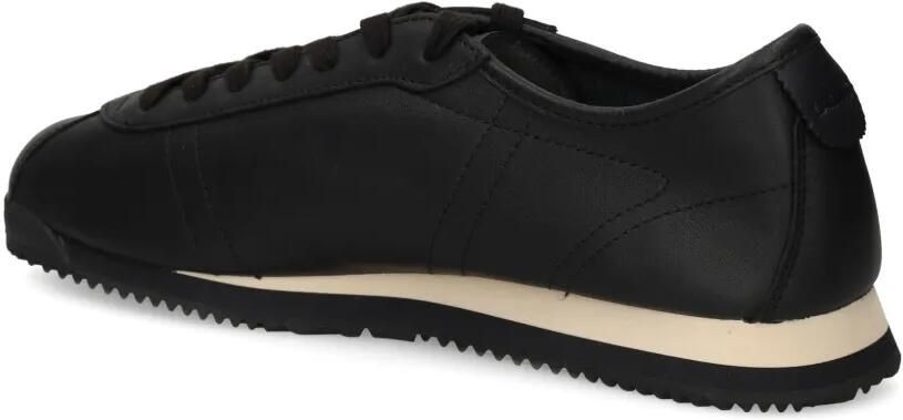 Lacoste Club-Low leren sneakers met logo-plakkaat Zwart - Foto 4