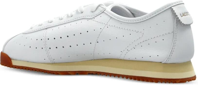 Lacoste Club-Low leren sneakers Wit - Foto 4