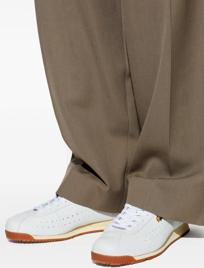 Lacoste Club-Low leren sneakers Wit - Foto 2