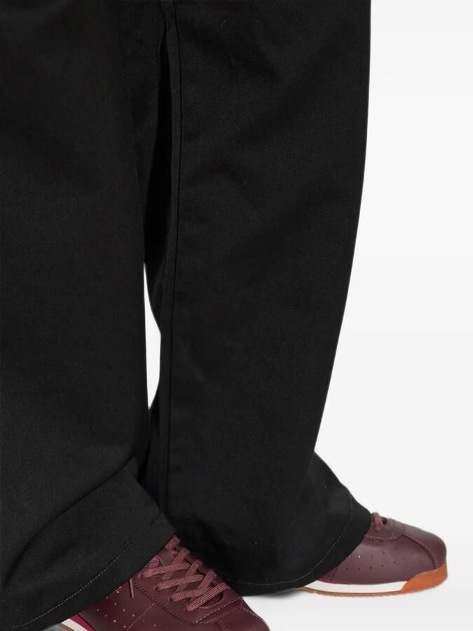 Lacoste Club-Low leren sneakers met geperforeerde details Rood - Foto 2