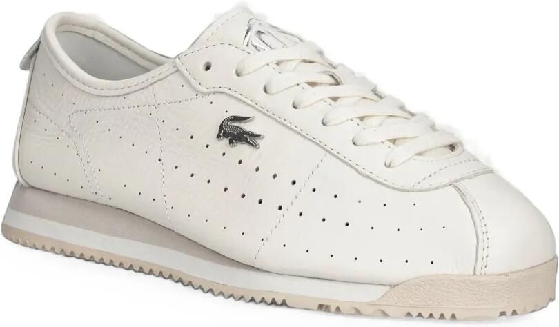 Lacoste Club sneakers met logo-plakkaat en geperforeerde details Wit - Foto 3