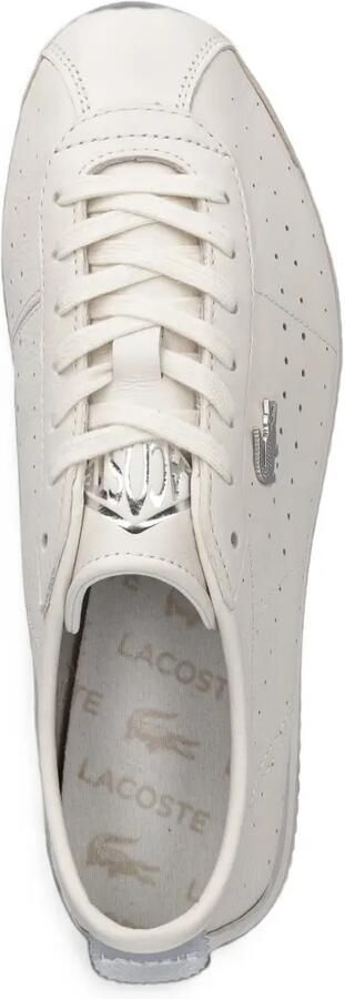 Lacoste Club sneakers met logo-plakkaat en geperforeerde details Wit - Foto 4