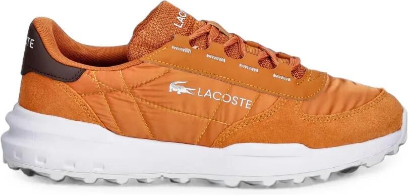 Lacoste Elite Active Evo gewatteerde sneakers met vlakken Oranje