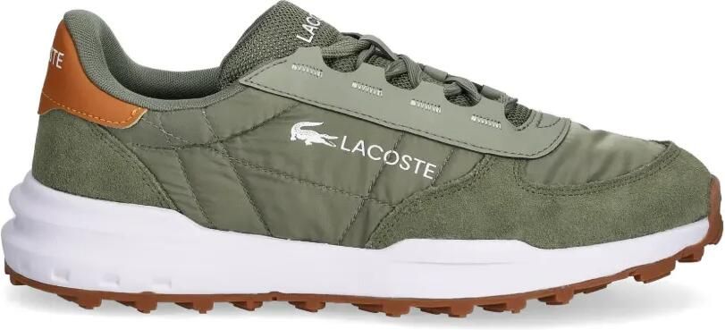 Lacoste Elite Active Evo sneakers met vlakken Groen