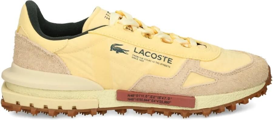 Lacoste Elite Active low-top sneakers Geel