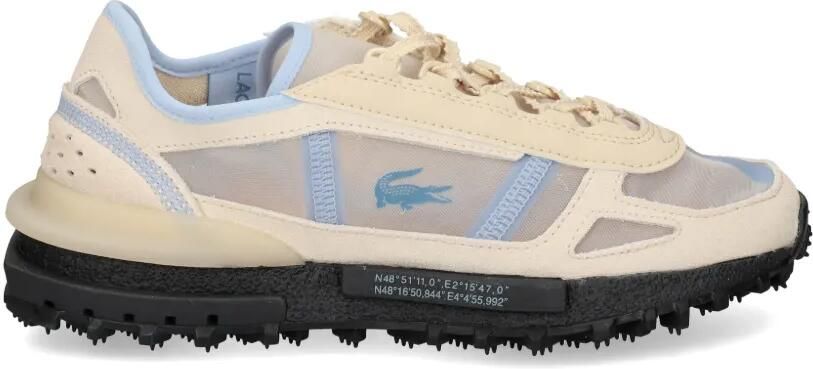 Lacoste Elite Active sneakers met mesh Beige